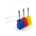 HYTOOS Cone Diamond Burr Nail Drill Bits Rotary Russian Cuticle Bit Electric Manicure Drill Tool Nails Accessories. 