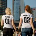 Customized tshirt Best Friend Bff Shirts  Bestie name matching t shirts for women friends-pack of 2 t shirts gifts for valentine. 