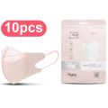 10pcs 3D Duckbill Earloop Mask Face Mask 10pcs/PACK Adult DUCKBILL Careion Mask 3PLYBFE95% preuime mask MH666SG. 