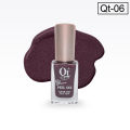 QT Quetee Beauty Peel Off Nail Polish,Shimmery Glitter Nail Paint with Glossy Matte Finish, Quick Dry Long Lasting Nail Color, Korean Skin-Friendly Safe Formula, Easy Application, High Pigment Shine, Trendy Nail Polish for Women Girls Party & Daily Wear. 