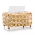 Fancy Crystal Tissue Box - hassantraders. 