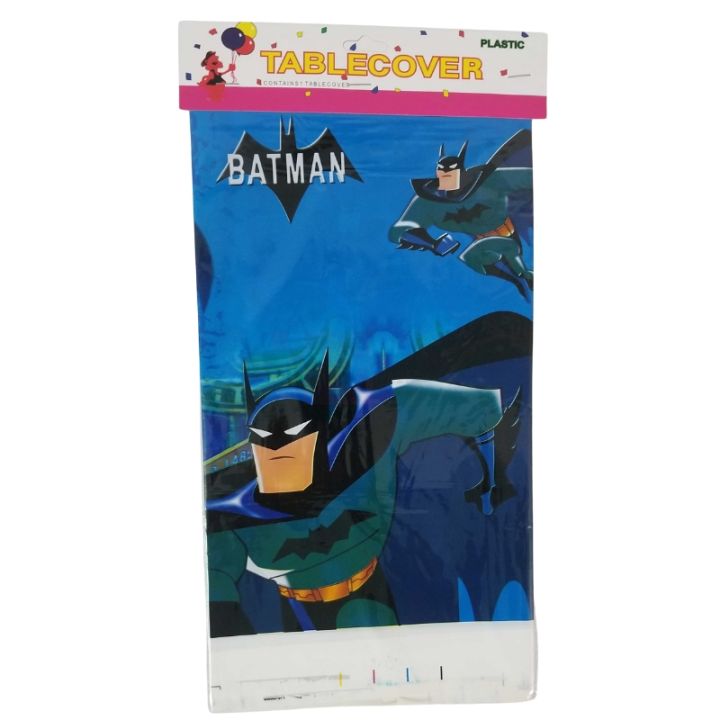 Batman Table Cover - 108 cm By 180 cm - Batman Themed Party - Blue - Boys - Pack Of 1