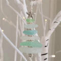 Sea Glass Art Decoration Christmas Tree Ornament Crafts Ocean Themed Christmas Tree Decoration Sea Glass Christmas Ornament Sea Beach Christmas Tree Decor. 