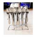 Dinnerware Cutlery Set Dining Set 29 Pieces Stainless Steel-Durable. 