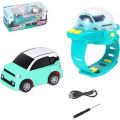 Mini Watch Remote Control Car 2.4GHz Rechargeable Car - Adjustable Strap - USB Charging Mini Wireless Watch - Assorted Color. 