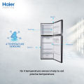 Haier 14 Cu Ft / Digital Inverter / HRF-368 IFRA (Fresher & HCS Technology + Digital Control Panel + Turbo Fan + 4 Temperature Sensors + ABT Technology + Inverter Compressor + Glass Door) Red Colour Refrigerator / 10 Years Warranty. 