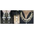 Beautiful Traditional Rose Gold Necklace Jewellery set. 