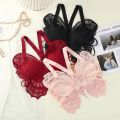 Galaxy Undergarments New style High Quality Backless Butterfly bra Lace Design Cross Back beautiful butterfly bra cute bra bra for gift ( cod 556 ). 