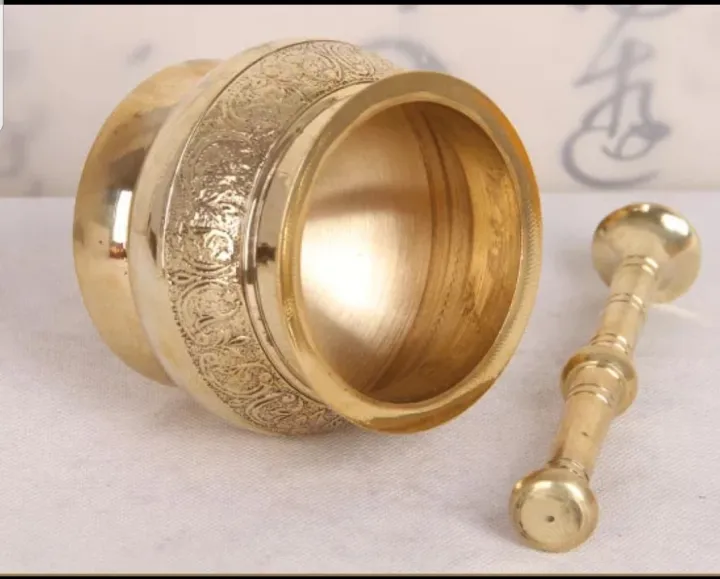 Brass%20Copper%20Morten%20Pestle%20Pedestal%20Bowl%20gift%20Kitchen%20Garlic%20Pugging%20Pot%20Herb%20Mills%20Mincers%20Best%20for%20gift%20and%20decoration%20purpose%20-%20Image%207