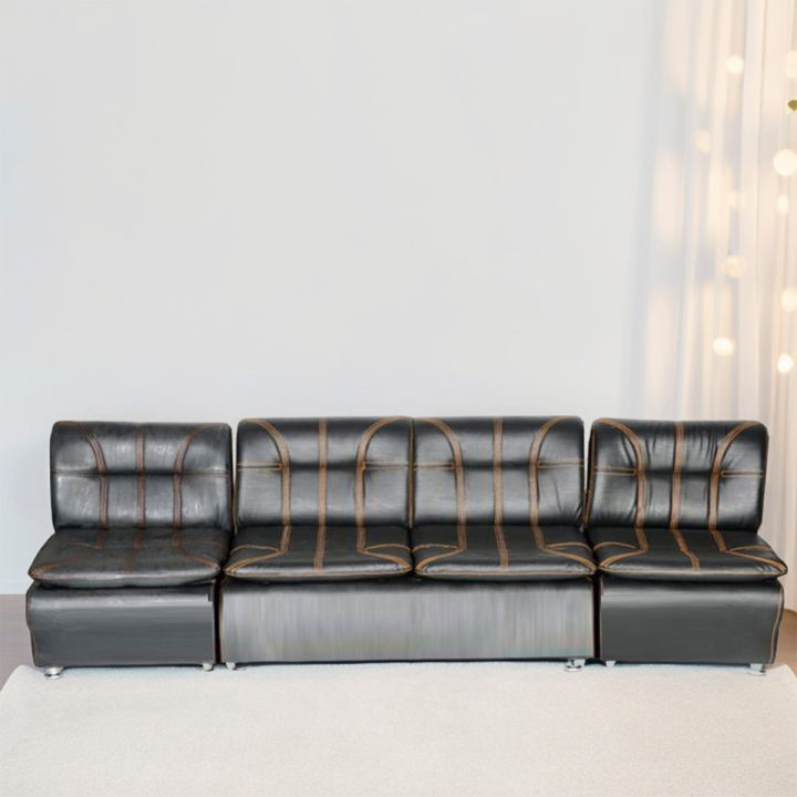 OFFICE SOFA-Set of 3 - Black