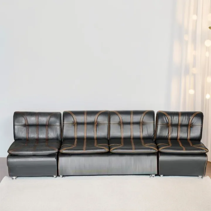 OFFICE SOFA-Set of 3 - Black
