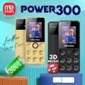 Memobile Power 300 - Without camera - 1.8 inch Display - 3000mAH Battery - Auto Call recording - Wireless FM Radio - Bluetooth Dialer - Dual Sim - PTA Approved - 15 Months Brand Warranty. 