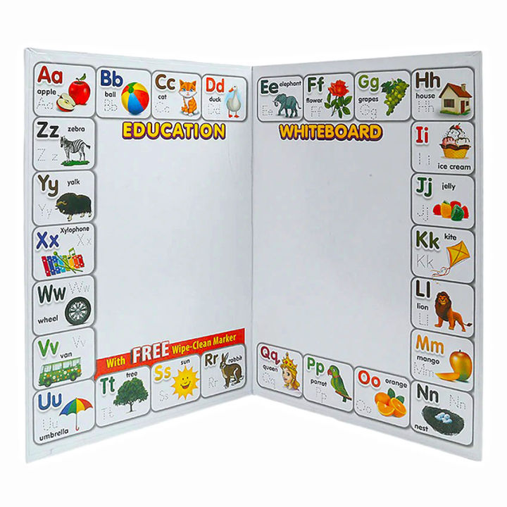 EDUCATION FOLDING WHITE  BOARD (READING & WRITING ACTIVITIES) [FOR KIDS]