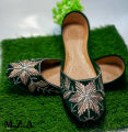 Khussa for girls Velvet Khussa for Women New Design Handmade Khussa A16. 