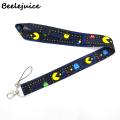 Funny Game Pacman Cartoon Cute Credit Card ID Holder Bag Student Women Travel Bank Bus Business Card Cover Badge Accessory Gifts. 