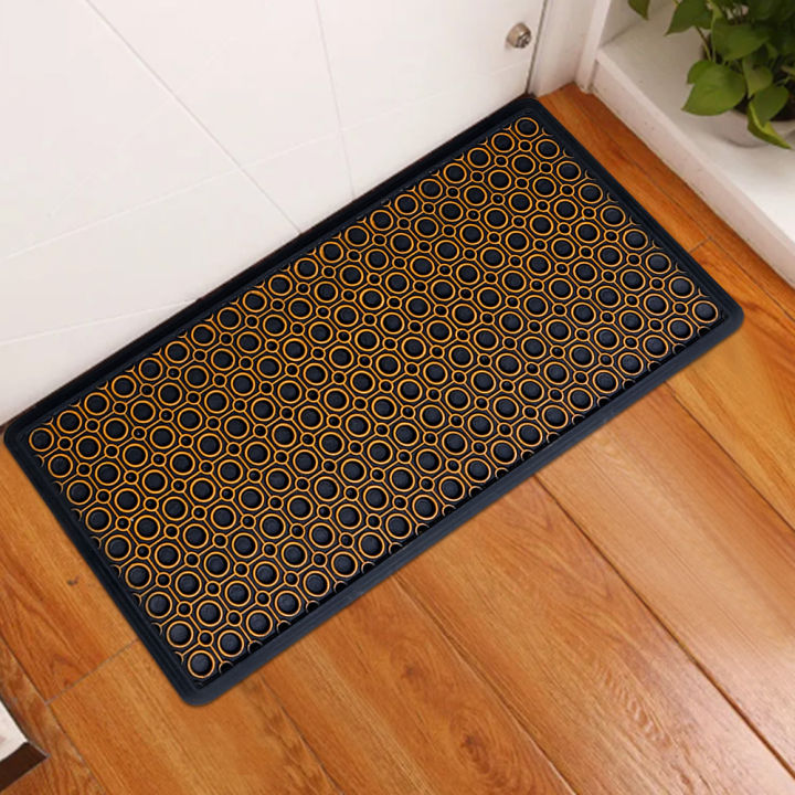 SMALL FLOOR CARE PRINTING ENTRANCE HOME & OFFICE DOOR MAT 26 x 13 inches