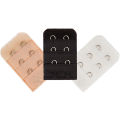 Pack of 3 Women Bra Extenders in 2-Hooks and 3-Rows Adjustable Bra Extension Women Bra Accessories Strap Adapter Converter Underwear in Multicolours. 