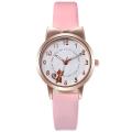 【Top mobile】JOYROX Cat Pattern Kids Watches Girls Quartz Analog Child for Women Student Clock Gift Relogio Feminino. 