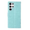 lthmy for Samsung Galaxy S22 Ultra 5G Wallet Case Flower Pattern PU Leather Case Bookstyle Flip Stand Cover. 