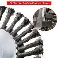 200mm Steel Wire Trimmer Head Grass Brush Cutter Dust Removal Weeding Plate Gearbox Fixing Kit for Lawnmower. 