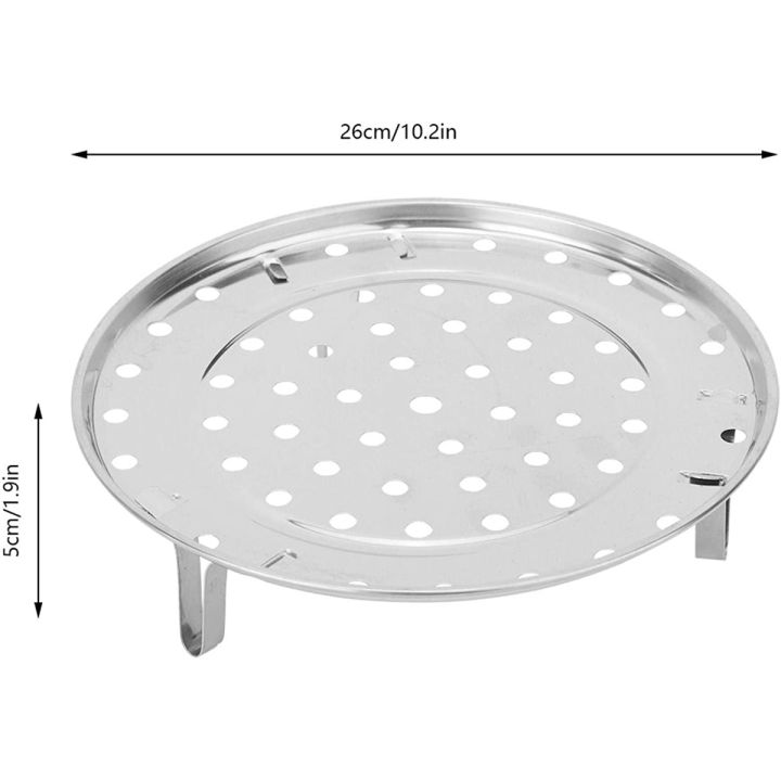 Steamer%20Stand%20Steamer%20Pot%20Stainless%20Steel%20Steamers%20Stand%20and%20Steamer%20Rack%20High%20Quality%2010"%20inch%20Stainless%20Steel%20Steamer%20Rack%20Rack%20Insert%20Stock%20Pot%20Steaming%20Tray%20Kitchen%20Home%20for%20Steam%20chicken%20Roast%20Steamer%20machine%20-%20Image%208