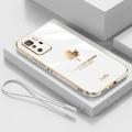 For Xiaomi POCO X3 GT Back Cover Luxury 6D Plating Soft Silicone Glossy Case Camera Lens Protection Square Frame Shockproof Mobile Phone Cases. 