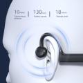 KS-19 Bone Conduction Earphone 5.1 Wireless Bluetooth-compatible Headphone Sports Gaming Headset Handsfree With Microphone. 