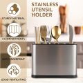 Kitchen Utensils Cutlery Caddy Drainer Organizer Stainless Steel. 