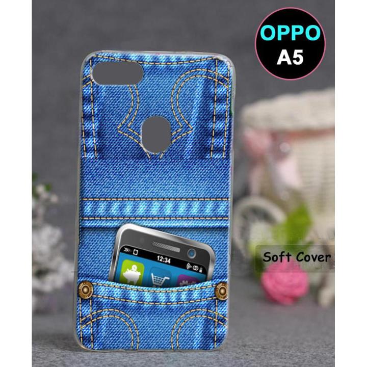Oppo A5 Cover Case - Jeans Cover