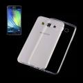 SAMSUNG A7 2015 CRYSTAL SILICON TRANSPARENT HIGH QUALITY CASE. 