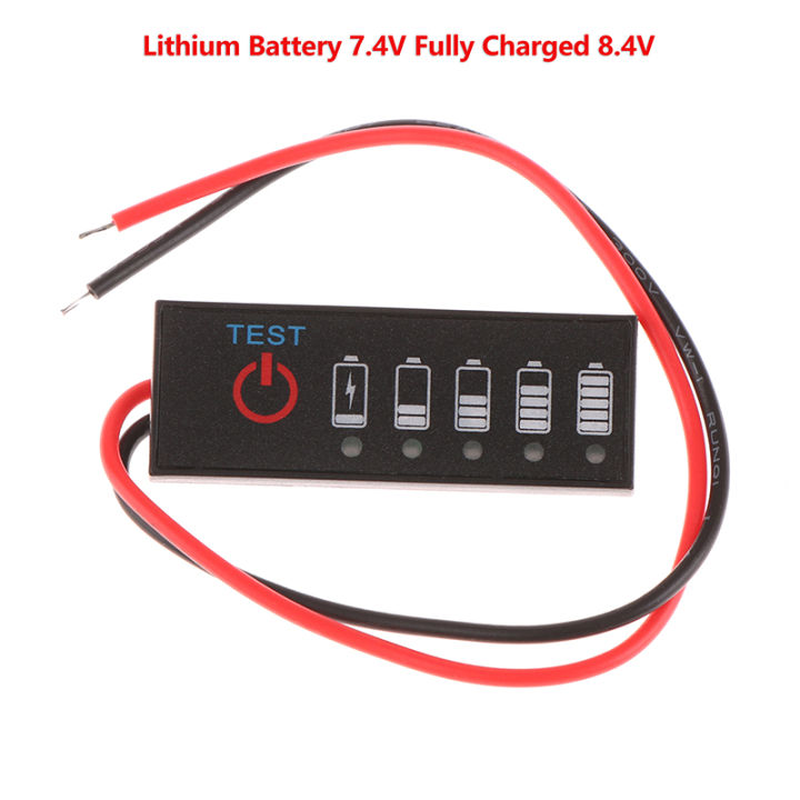 2025 New Battery Level Indicator 18650 Lithium Capacity Tester Meter 2S-7S 7.4V-29.4V 15mA Module Lithium Battery Level Display Module Jing