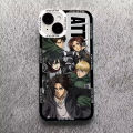 【Mascaraara】Anime Attack On Titan Phone Case For iPhone 11 12 13 14 15 Pro Max Mini XS MAX X XR SE 7 8 Plus Cover Transparent Shell Fundas. 