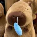 Capybara Stuffed Toy with Pullable Snot Bubbles Sofa Collectible Comfortable Plush Figure 30cm. 
