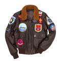 Pure Leather Jacket with Orignal Sheep Wool Collar. 