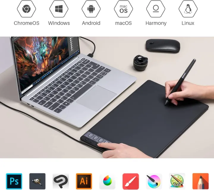 HUION%20Inspiroy%202%20L%20H1061P%20Graphics%20Tablet%20with%203%20Group%20Keys%20+%20Scroller%20and%20Battery-Free%20Pen%20PW110,%2010.5%20x%206.56%20inches%20Digital%20Art%20Tablet%20for%20Mac,%20Windows,%20Chrome%20OS,%20Harmony%20OS,%20Linux%20&%20Android%20-%20Image%209
