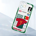 Jizetin for Samsung A53 5G Back Cover Crystal Transparent Ronaldo Star Soft Full Camera Cover Protection Phone Cases. 