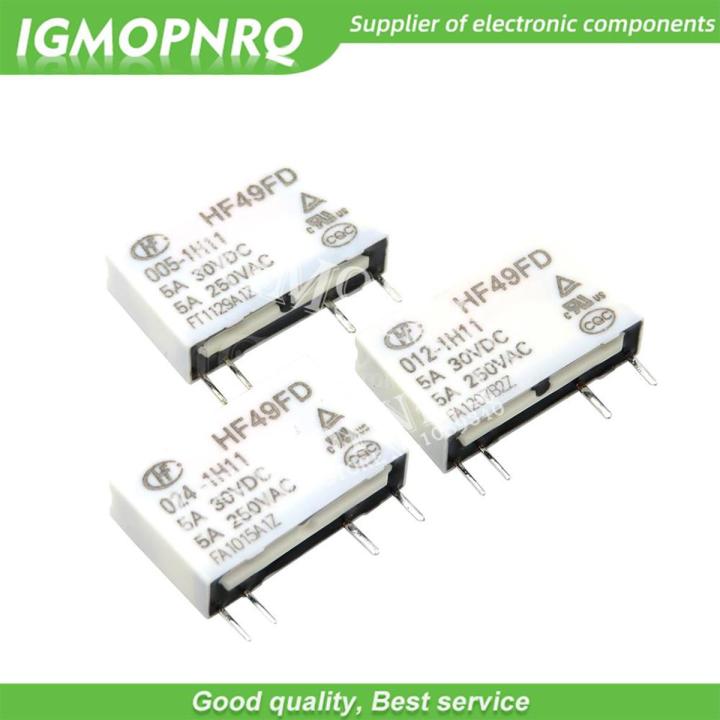 5PCS Relay 12V HF49FD-005-1H11 005-1H12 HF49FD DC5V 1H11