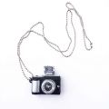 Retro Punk Flash Camera Pendant Necklace/Glow Sounding Mini Kids Toy Nnecklet. 