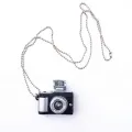 Retro Punk Flash Camera Pendant Necklace/Glow Sounding Mini Kids Toy Nnecklet. 