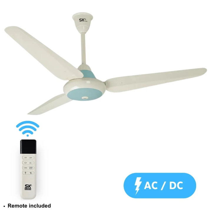 SK AC DC Ceiling Fan Super Deluxe Model Copper 56 Inch  Brand Warranty