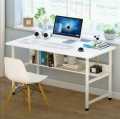 Computer Table : Study Table : Office Table : Laptop Table : Writing Table and Gaming Table with Modern K-Shape Design and Metal Powder Coating. 