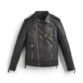 Black Designer New Fashion Leather Jacket For Men. 