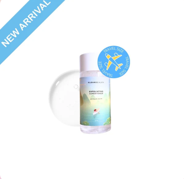 Klean Beauty - Exfoliating Super Toner 60 ml Glycolic Acid Toner for smooth, radiant skin Exfoliating toner for a brighter complexion Refreshing glycolic acid skincare for dead skin removal
