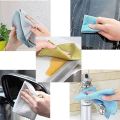 pack of 6 hygenic absorbance washable towel small and Thick Microfiber Kitchen Cleaning Cloths. 