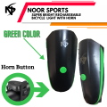 Noor's Super Bright Rechargeable Bike Bicycle Cycle light with Horn with High Low Flashing Beam and 140 DB Sound with 5 Different Horn Modes. 