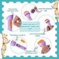 Mini Projector Pattern Light for Kids | 3 Slides 24 Patterns Flashlight Torch | Educational Projection Toy for Learning and Fun | Night Light Gift for Boys and Girls. 