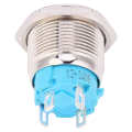 2pcs 12~24VDC Push Button Switch 19mm Round 4PIN Self Reset with Light Power Pattern. 