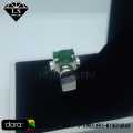 Natural Emerald Stone Ring , Emerald Gemstone Ring , Handmade 925 Silver Zamrud Ring. 