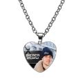 Famous Justin Bieber Chain Necklace Plated Necklace Heart Jewellery Handmade Cool For Men. 