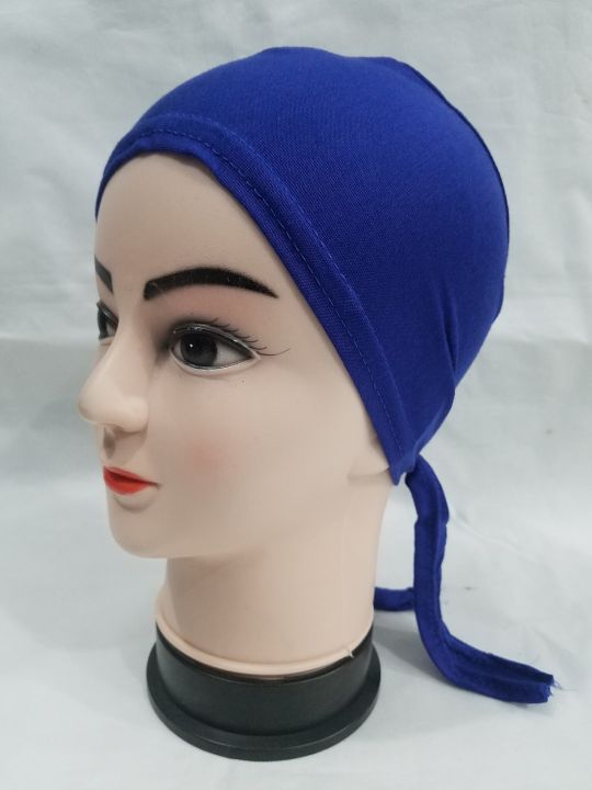 Royal%20Blue%20Tie%20Knot%20hijab%20cap%20-%20Image%202